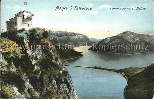Monte San Salvatore Panorama verso Melide
