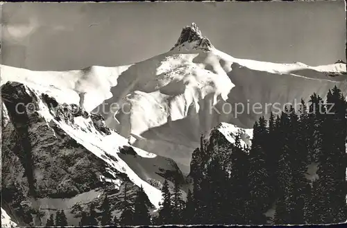 Adelboden Tschinggelochtinghorn vom Kuhnisberglie Kat. Adelboden