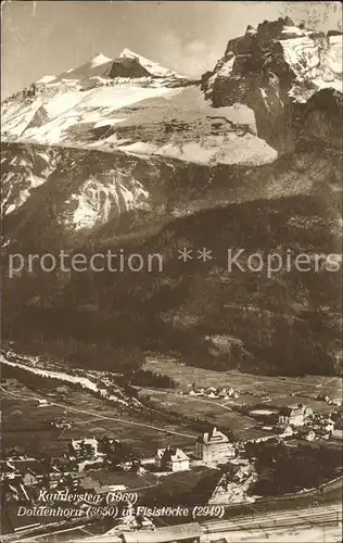 Kandersteg BE Doldenhorn Fisistoecke Kat. Kandersteg