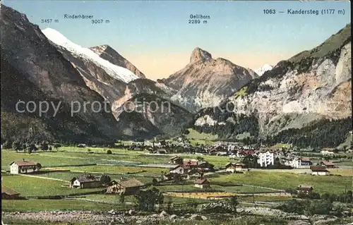 Kandersteg BE Rinderhoerner Gellihorn Kat. Kandersteg