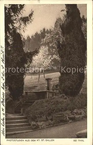 St Gallen SG Park Treppe Kat. St Gallen