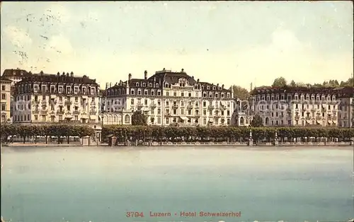 Luzern LU Hotel Schweizerhof Seepromenade / Luzern /Bz. Luzern City