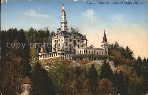 Luzern LU Hotel Restaurant Chateau Guetsch / Luzern /Bz. Luzern City