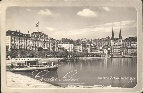 Luzern LU Schweizerhofquai Suchard Chocolat / Luzern /Bz. Luzern City