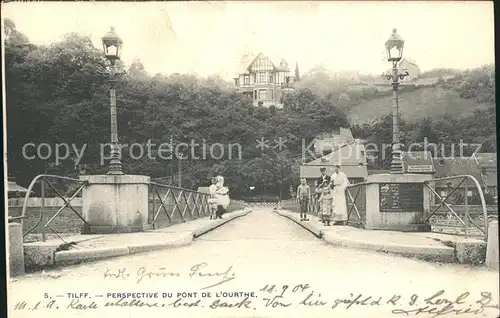 Tilff Perspective du Pont de L'ourthe /  /