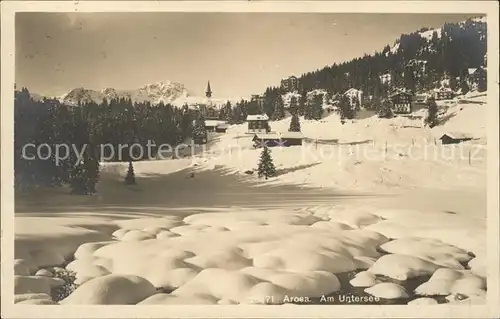 Arosa GR Am Untersee Kat. Arosa