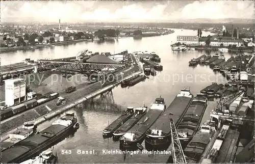 Basel BS Kleinhueninger Rheinhafen Kat. Basel