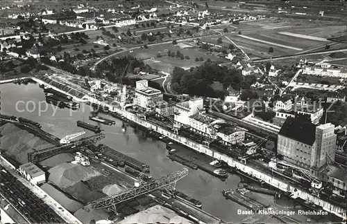 Basel BS Kleinhueninger Rheinhafen Kat. Basel