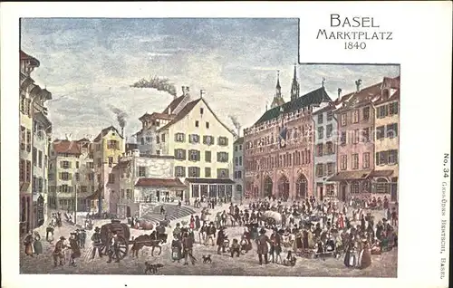 Basel BS Marktplatz Kat. Basel