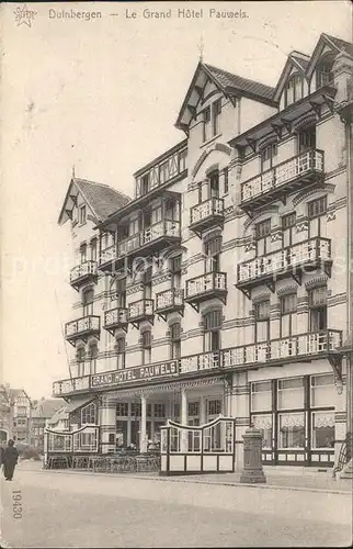 Duinbergen Le Grand Hotel Pauwels /  /