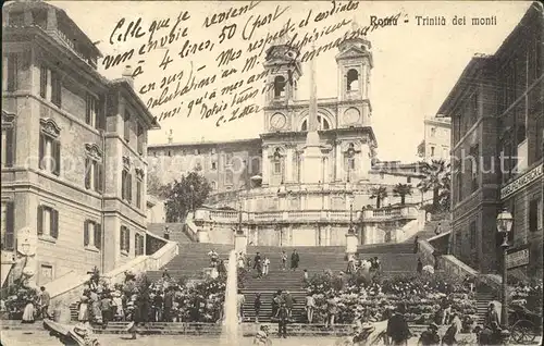 Rom Roma Trinita`dei monti /  /Rom