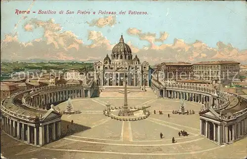 Rom Roma Basilica di San Pietro e Palazzo del Vaticano /  /Rom