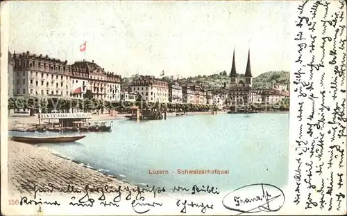 Luzern LU Hotel Schweizerhof Quai / Luzern /Bz. Luzern City