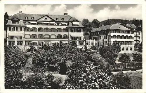 Luzern LU Sanatorium St Anna / Luzern /Bz. Luzern City
