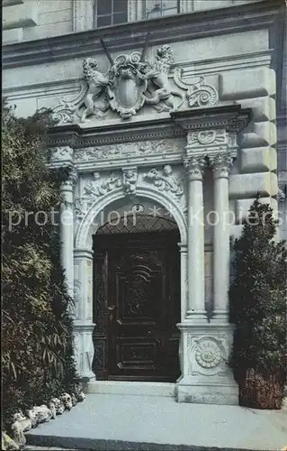 Luzern LU Portal am Rathaus Alt Luzern / Luzern /Bz. Luzern City