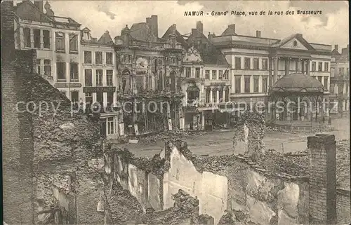 Namur Wallonie Grande Place Ruines Grande Guerre 1. Weltkrieg /  /