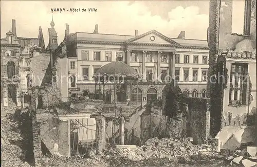 Namur Wallonie Hotel de Ville Ruines Grande Guerre 1. Weltkrieg /  /