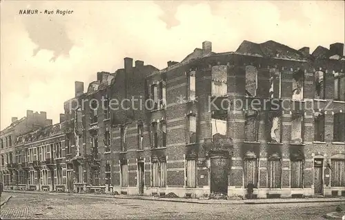 Namur Wallonie Rue Rogier Ruines Grande Guerre 1. Weltkrieg /  /