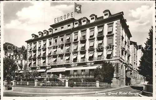 Luzern LU Grandhotel Europe / Luzern /Bz. Luzern City