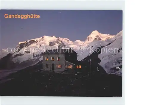 Gandegghuette Gervas Parren Zermatt Natel Kat. Zermatt VS