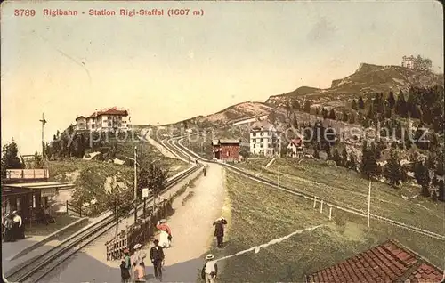 Rigibahn Station Rigi Staffel Kat. Eisenbahn