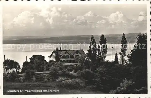 Walzenhausen AR Rosenberg mit Bodensee Kat. Walzenhausen