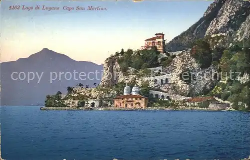 Lago di Lugano Capo San Martino Kat. Italien
