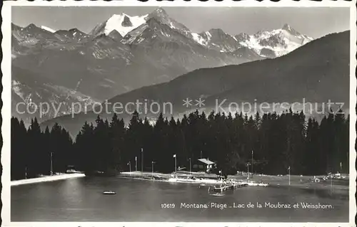 Montana VS Plage Lac de la Moubraz et Weisshorn Kat. Montana