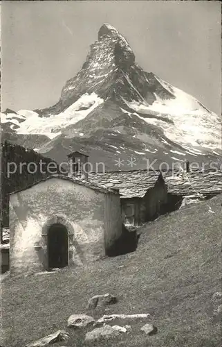 Zermatt VS Findelen mit Matterhorn Kat. Zermatt