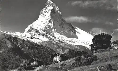 Winkelmatten mit Matterhorn / Zermatt /Bz. Visp