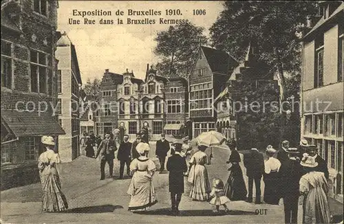 Bruxelles Bruessel Exposition de Bruxelles 1910 Kermesse /  /