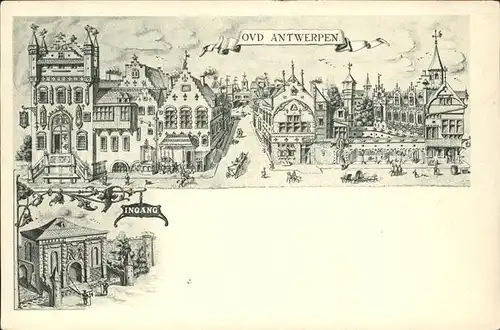Antwerpen Anvers Ovd Antwerpen Illustration /  /