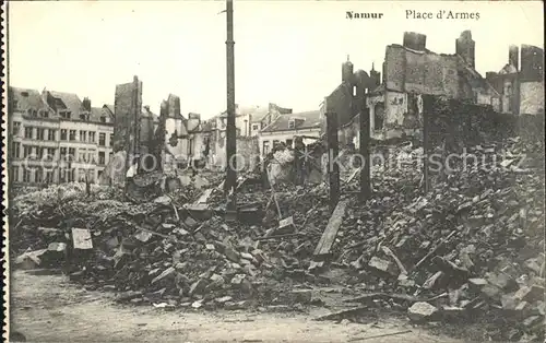 Namur Wallonie Ruines Place d'Armes Grande Guerre Truemmer 1. Weltkrieg /  /
