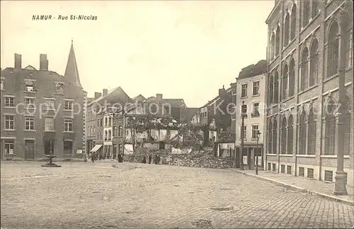 Namur Wallonie Rue Saint Nicolas Grande Guerre 1. Weltkrieg /  /