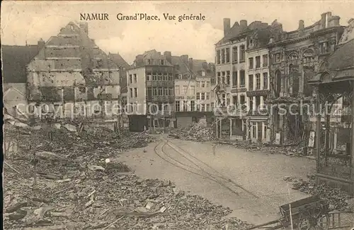 Namur Wallonie Ruines Grande Place 1. Weltkrieg /  /