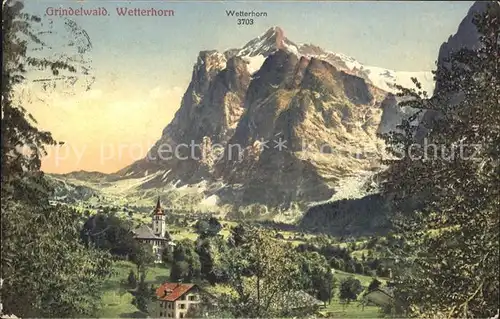 Grindelwald Wetterhorn Kat. Grindelwald