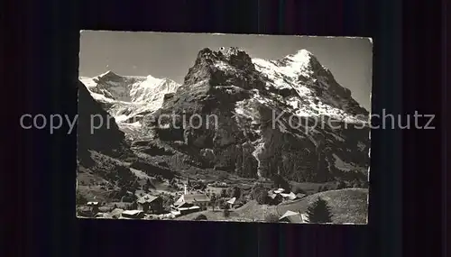 Grindelwald Fieschenhoerner Hoernli Eiger Kat. Grindelwald