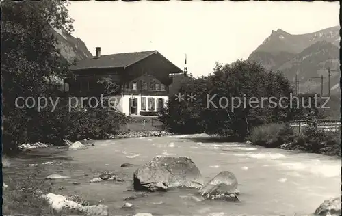 Kandersteg BE Sonntagschulferienheim der Bisch Kirche Lyss und Basel Kat. Kandersteg