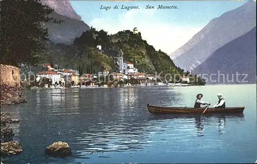 Lago di Lugano San Mamette Bootspartie Kat. Italien