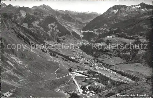 Val Leventina Panorama Kat. 