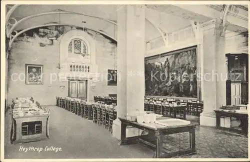 Heythrop College Dining Room