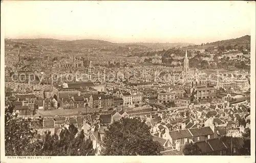 Bath UK Panorama from Beechen Cliff