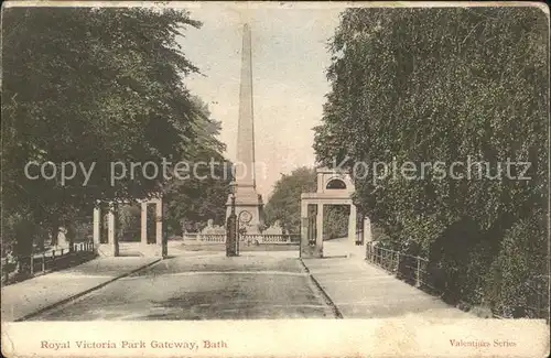 Bath UK Royal Victoria Park Gateway Monument