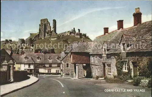 Corfe Dorset Castle and Village Kat. Purbeck