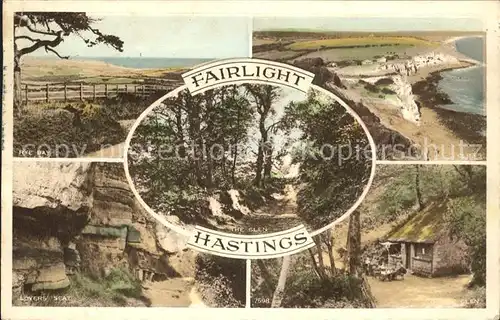 Fairlight Hastings Rye Bay Lovers Seat Cliffs The Glen