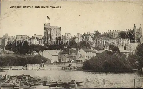 Windsor Castle and River Thames Kat. City of London