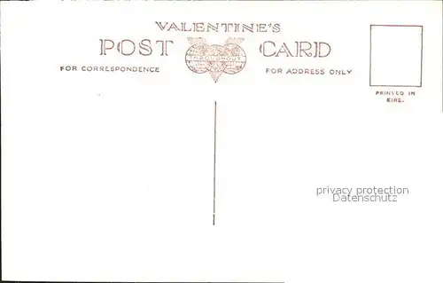 Dublin Ireland O'Connell Street Monument Nelsons Pillar Doppeldeckerbus Valentine's Post Card / United Kingdom /