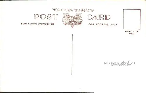 Dublin Ireland O'Connell Street Nelsons Pillar Doppeldeckerbus Valentine's Post Card / United Kingdom /
