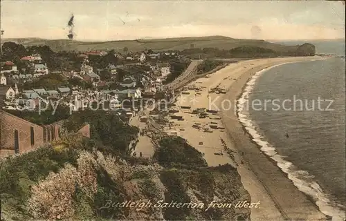Budleigh Salterton Panorama Beach Frith s Series