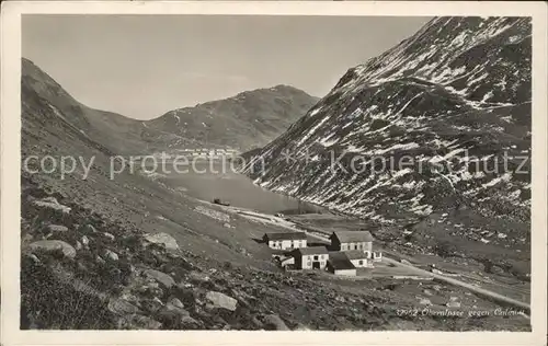 Oberalpsee mit Calmott Kat. Andermatt